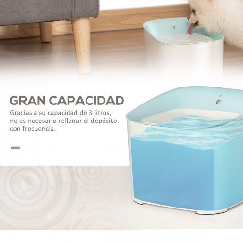 PawHut fuente de agua para gatos y perros, , large Imagen numero 5