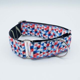 Baona collar martingale doheny de nylon reciclado multicolor para perros