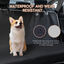 Nobleza - Protector de Tapicería para Perros, Cubierta Asiento Universal Ipermeable Antideslizante para Mascotas, Funda Coche para Mayoría de los Coches (Tamaño Universal), Negro 140 × 110 cm, , large indicador imagen numero 3