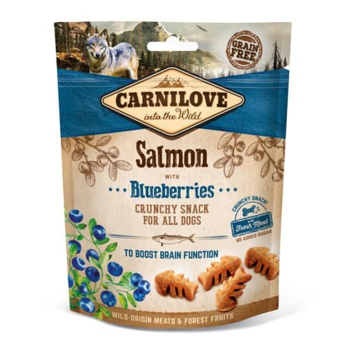 Carnilove Galletas Crunchy Salmón y Arándanos para perros