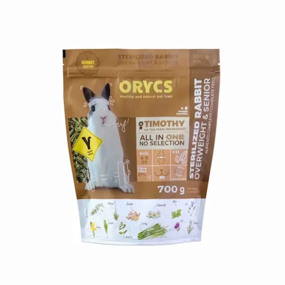 ORYCS Sterilized Rabbit Overweight Senior Pienso bajo para conejos esterilizados 4 kg, , large Imagen numero 2