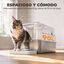 PawHut Arenero para Gato Gris claro, , large indicador imagen numero 4