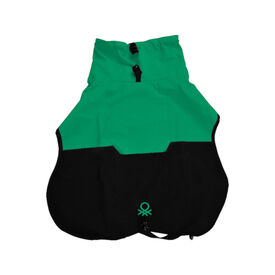 Benetton Impermeable Verde y Negro para perros