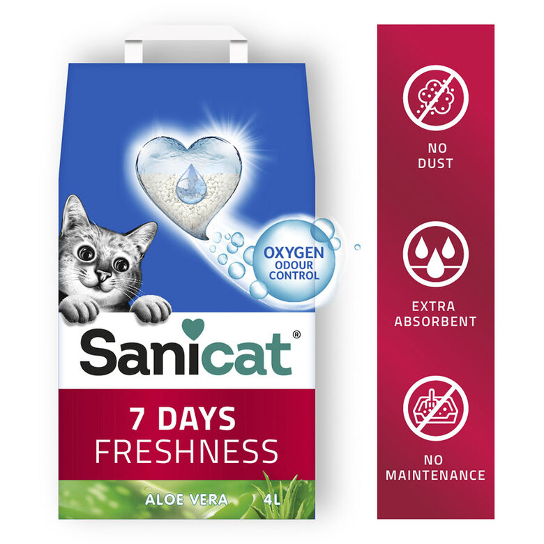 Sanicat Aloe Vera 7 Days arena para gatos image number null