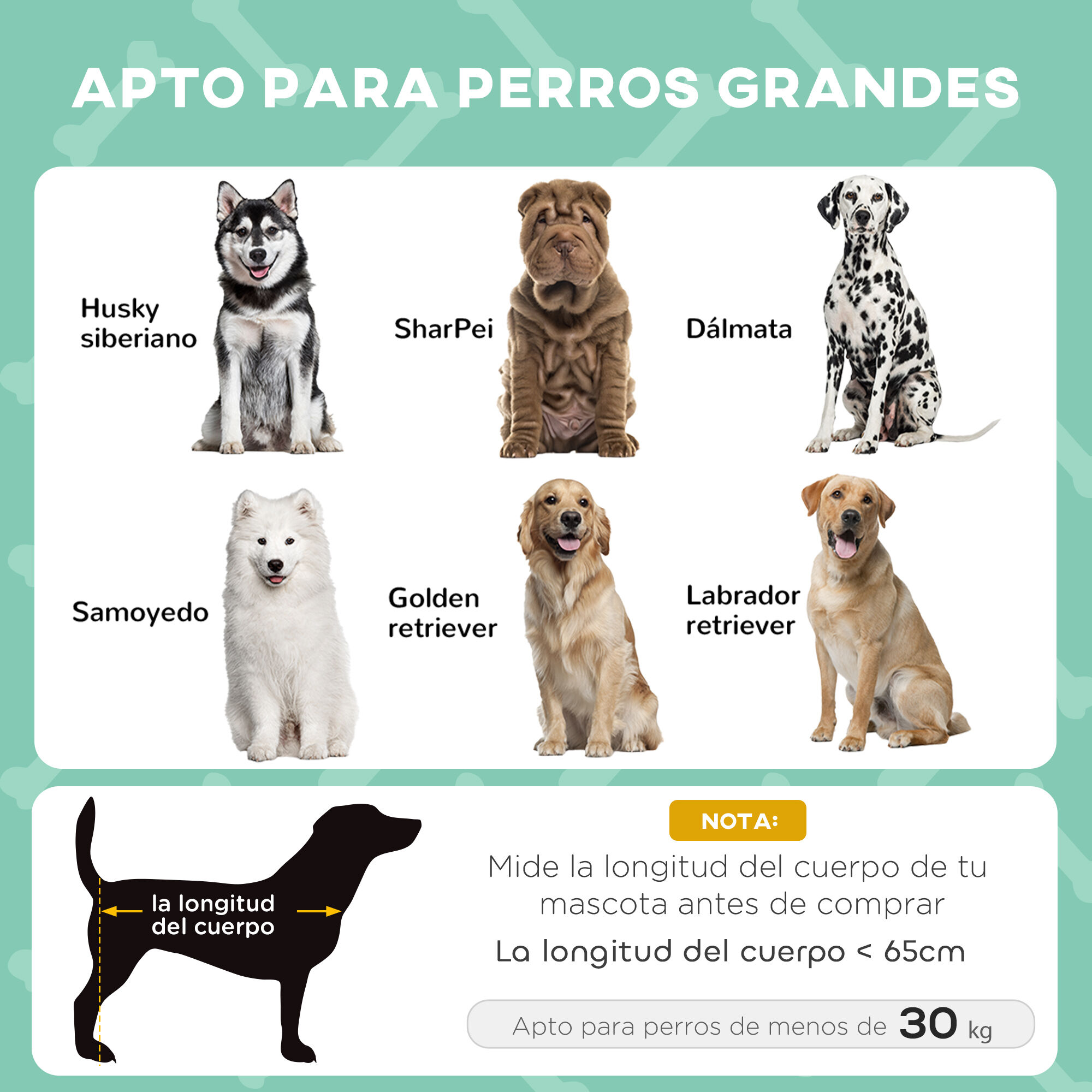 PawHut Cama para Perros Gris Claro, , large Imagen numero 4