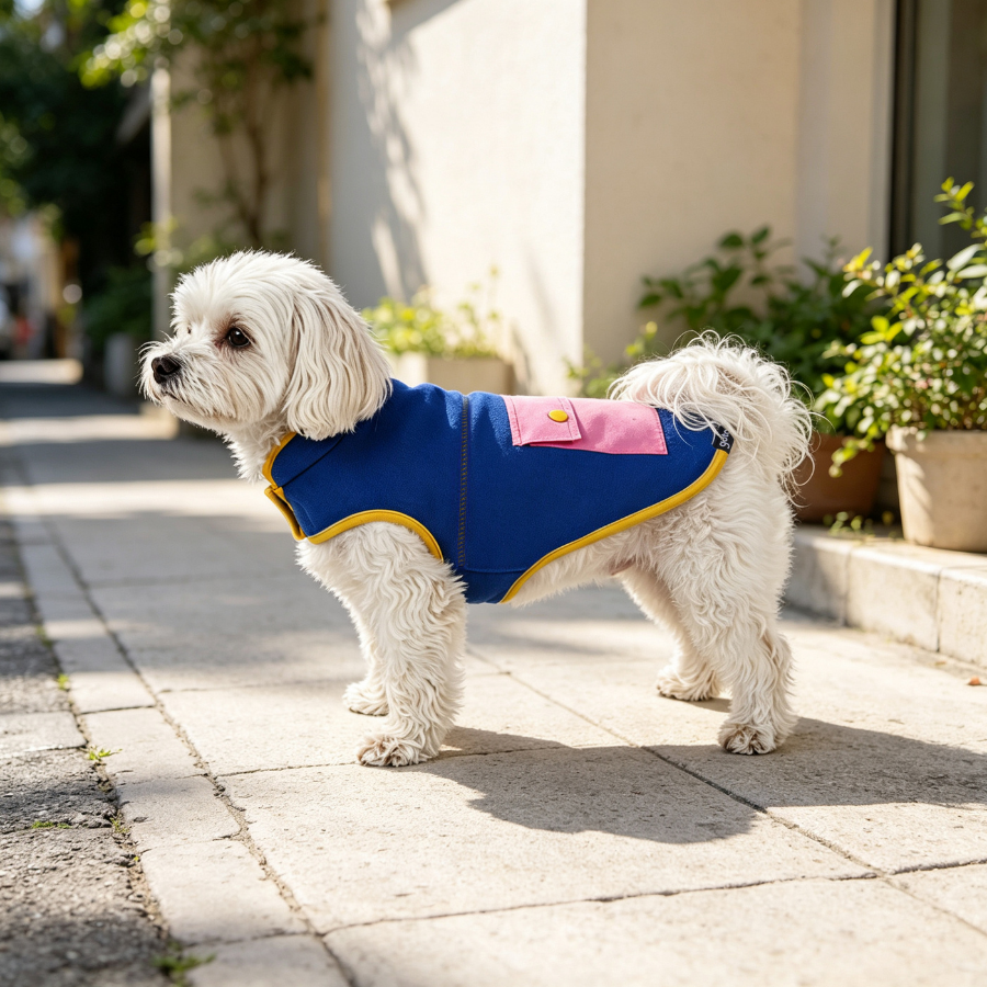 Gotoo Chaqueta Azul con Bolsillo para perros, , large Imagen numero 1