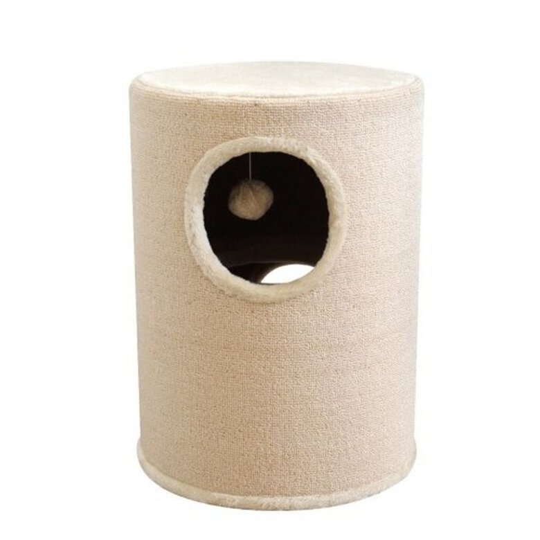 Casita con rascador para gatos color Beige, , large image number null