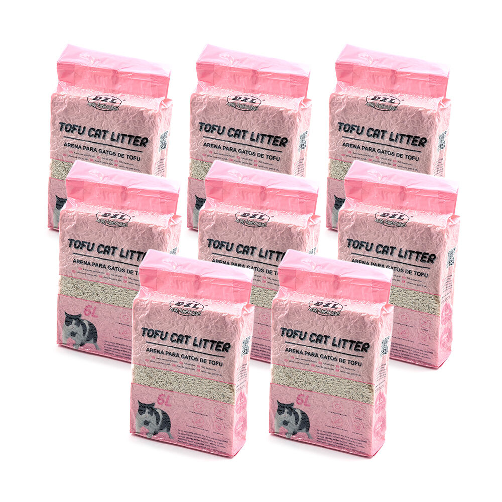 Arena para Gatos de Tofu ecol&oacute;gico Vegetal lecho para Gatos Libre de Polvo Arena Natural Aglomerante, , large Imagen numero 5
