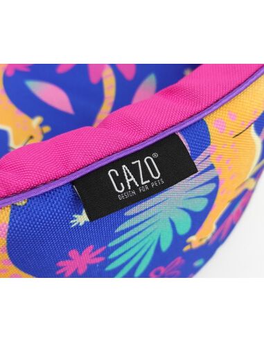 Cazo Exotic Pink Blue Cama acolchada para perros thumbnail