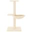 vidaXL Rascador para gatos con postes de sisal color crema 72 cm, , large indicador imagen numero 2