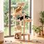 COSTWAY 149 cm Gran &Aacute;rbol Rascador para Gatos con M&uacute;ltiples Niveles | Torre de Juegos con Postes Rascadores de Sisal, Casita, Cesta, Perchas y Juguetes, Centro de Actividades para 2-3 Gatitos, , large indicador imagen numero 2