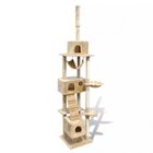 Rascador para gatos con condominios color Beige, , large image number null
