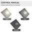 Outsunny Farol Solar de Jardín con 3 Luces LED Impermeable IP44 Sensor de Noche Farola de Exterior para Camino Terraza Patio Acero Inoxidable 51,5x47x182,5 cm Negro, , large indicador imagen numero 5