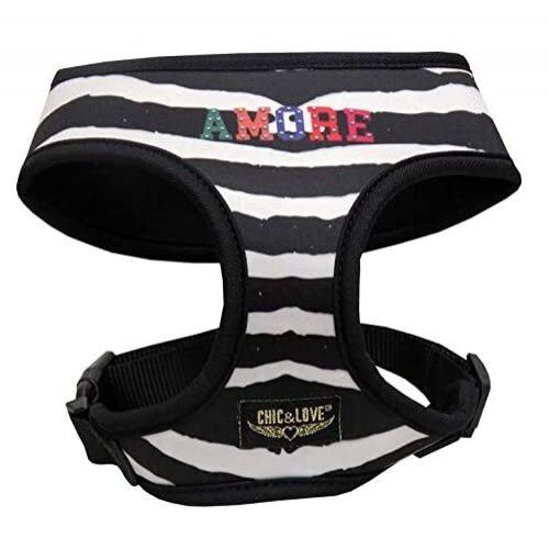 Arn&eacute;s neopreno Love Zebra para perros color Blanco y negro, , large Imagen numero 1