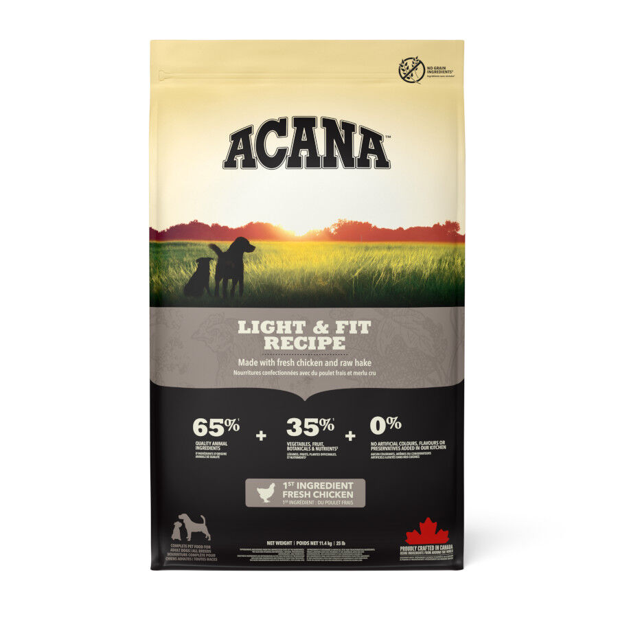 11.4 kg Acana Adult Light y Fit pienso para perros, , large Imagen numero 1