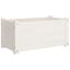vidaXL Jardinera de madera maciza de pino blanca 60x31x31 cm, , large indicador imagen numero 1
