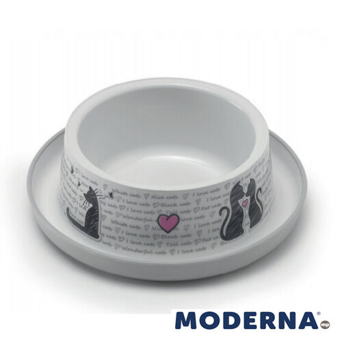 MP COMEDERO TRENDY DINNER PERRO N&ordm;1 CATS IN LOVE 350 ml, , large Imagen numero 1