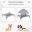 PawHut cama elevada con toldo para perros, , large indicador imagen numero 7