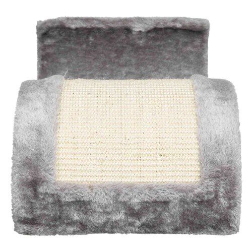 Trixie onda rascadora wavy gris para gatos thumbnail