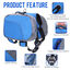 Nobleza - Mochila Arnés Chaleco para Perro, Alforja Bolsa de Hombro Ajustable, Bolsa Sillón para Excursionismo, Senderismo y Camping con Tira Reflectante para Mascota, Azul - XL, , large indicador imagen numero 2