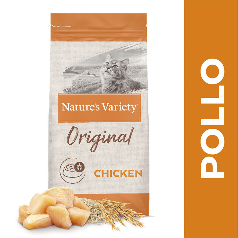 Enjuiciar Marty Fielding arrojar polvo en los ojos Nature's Variety Adult Original Pollo pienso para gatos | Tiendanimal