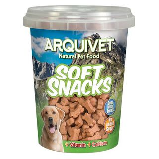 Huesitos Soft Snacks Arquivet para perros sabor Salmón