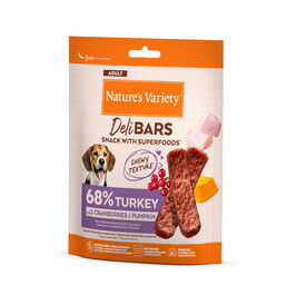 Nature's Variety Barritas Pavo snacks superfood para perros