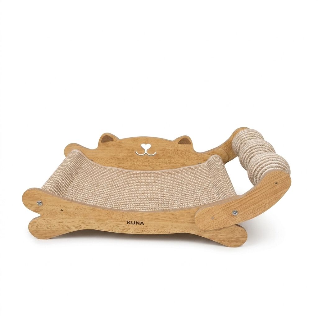 Cama de Madera y Sisal Azahar, , large Imagen numero 1