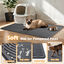 Nobleza Alfombra para Arena de Gatos XXL (101 x 71 cm) - Esterilla para Arenero de Silicona Impermeable con Bordes Elevados Anti-Fugas, Malla Recogedora de Arena Antideslizante y Lavable, Gris, , large indicador imagen numero 3