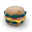 Tootoy! Comfort Cheese Burguer Cuddler peluche con sonido para perros, , large indicador imagen numero 2