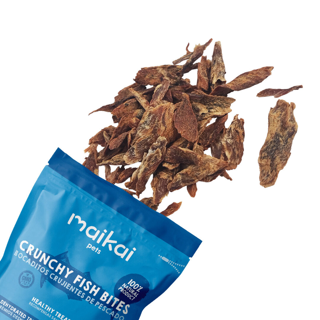 MAIKAI Chuches de Pescado para Gatos y Perros - (125g) - Chuches Naturales - Snacks Saludables de Pescado Deshidratado - Golosinas Dieta Barf - Premios para Perros y Gatos, , large Imagen numero 1