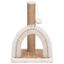 VidaXL Rascador con arco de cepillo para gatos color Marrón, , large indicador imagen numero 4