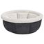 Vidaxl cuna redonda gris para perros, , large indicador imagen numero 3