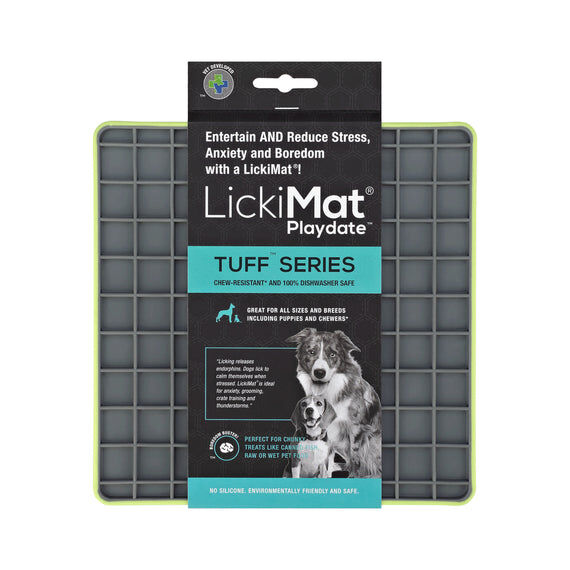 Comedero LickiMat Tuff Playdate Verde para perro, , large Imagen numero 1