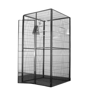 Imor Voladero Jardín 1m2 con techo malla para aves