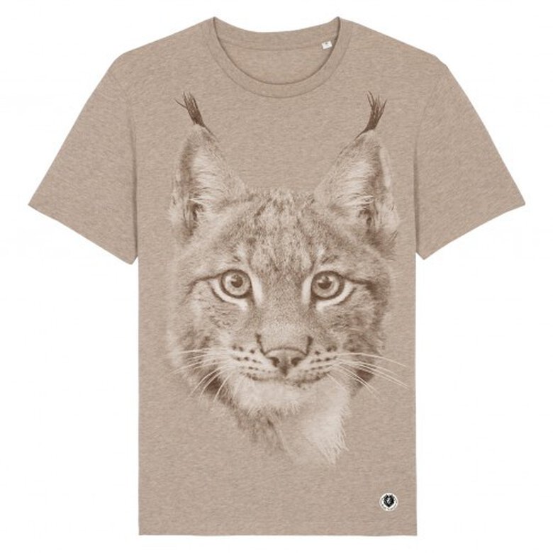 Camiseta Lince Monocromática color Marrón, , large image number null