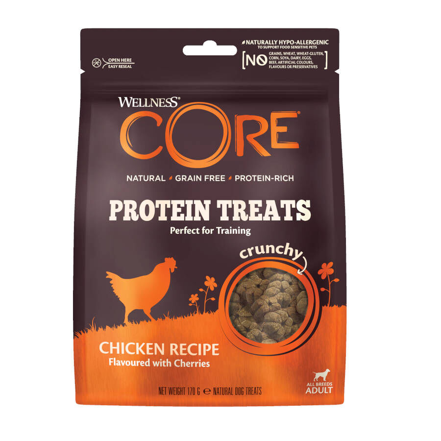 Wellness Core Bocaditos Protein Treats Pollo para perros thumbnail