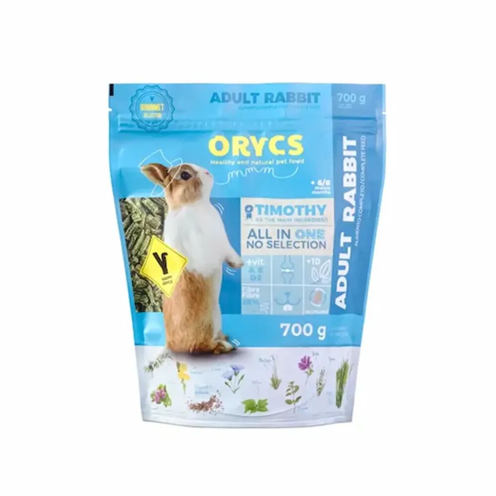 ORYCS Adult Rabbit Alimento completo en pellets para conejos adultos 700 g, , large Imagen numero 1