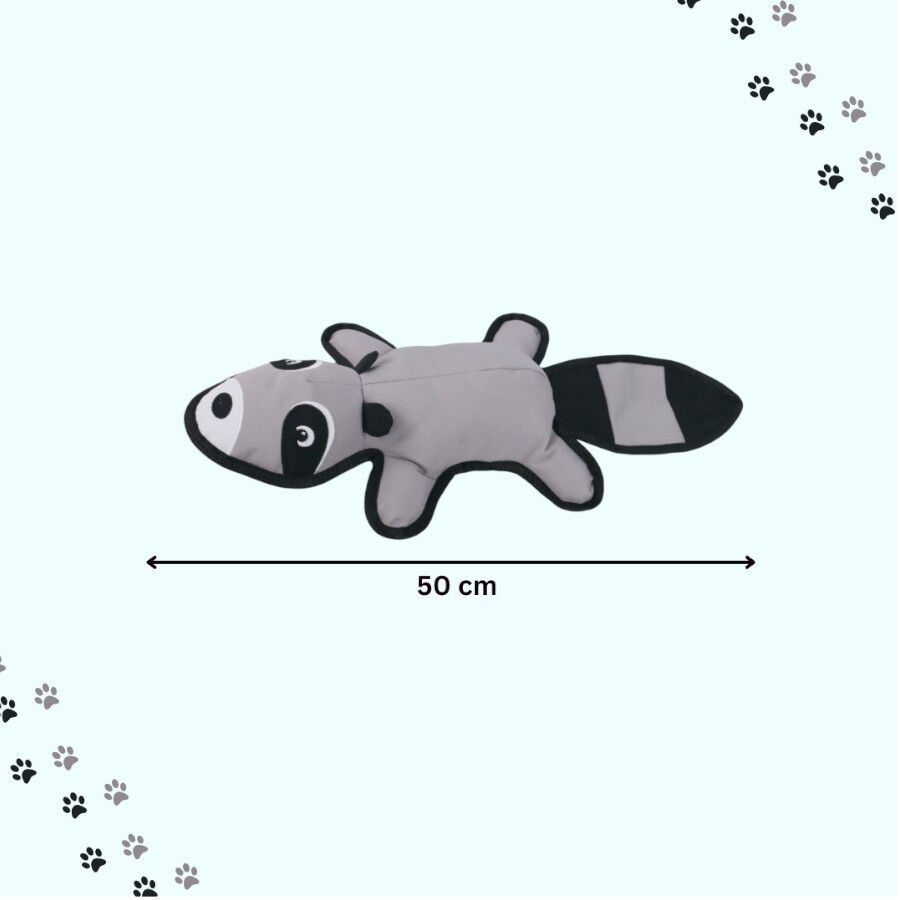 LOVE THE EARTH Peluche Resistente Mapache con Sonido para perros, , large Imagen numero 3