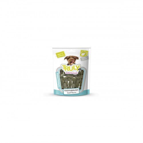 Truly Functional Toothbrush Snack Dental con Sabor a Carne para perros, , large Imagen numero 1