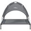 vidaXL Cama para perros con dosel antracita tela oxford y acero, , large indicador imagen numero 11