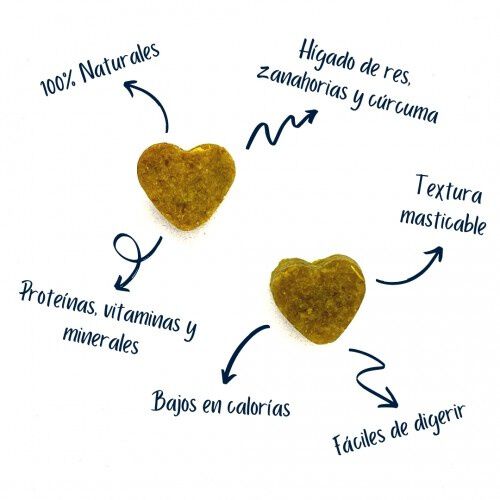 FlooppBITES soft snacks naturales sabor beef &amp; veggies para perros thumbnail