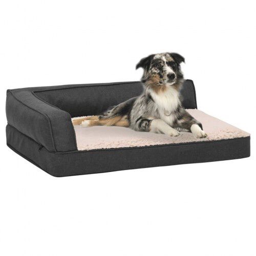 Vidaxl colch&oacute;n - sof&aacute; gris oscuro para perros, , large Imagen numero 1
