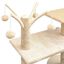 VidaXL Rascador con poste de sisal para gatos color Beige, , large indicador imagen numero 4