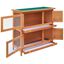 Jaula conejera con 4 puertas de madera color Madera, , large indicador imagen numero 3
