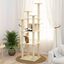 Vidaxl rascador &aacute;rbol con casa crema para gatos, , large indicador imagen numero 2