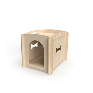 Compact MOB Caseta de madera para Perro