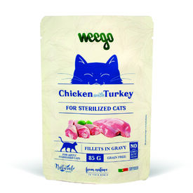 Weego Comida Húmeda de Pavo para gatos esterilizados