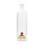 Botella de vidrio para agua con figura de un pulpo color Blanco, , large indicador imagen numero 1