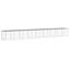 vidaXL Gallinero con techo acero galvanizado gris claro 1003x98x90 cm, , large indicador imagen numero 12